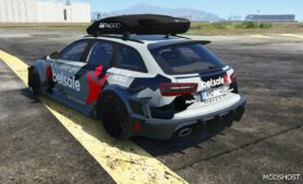 GTA 5 Audi Vehicle Mod: RS6 DTM Gumball 3000 Fivem | Add-On (Image #4)