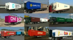 ETS2 Trailer Mod: Arnook’s Container Pack V17 (Image #2)