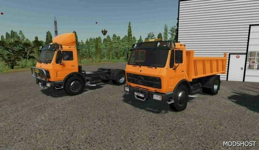 FS22 Mercedes-Benz Truck Mod: Mercedes Benz NG 16.32 4X4 Agro V1.0.0.1 (Featured)