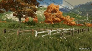 FS22 Placeable Mod: Tree Trunk Fences V1.0.1 (Featured)