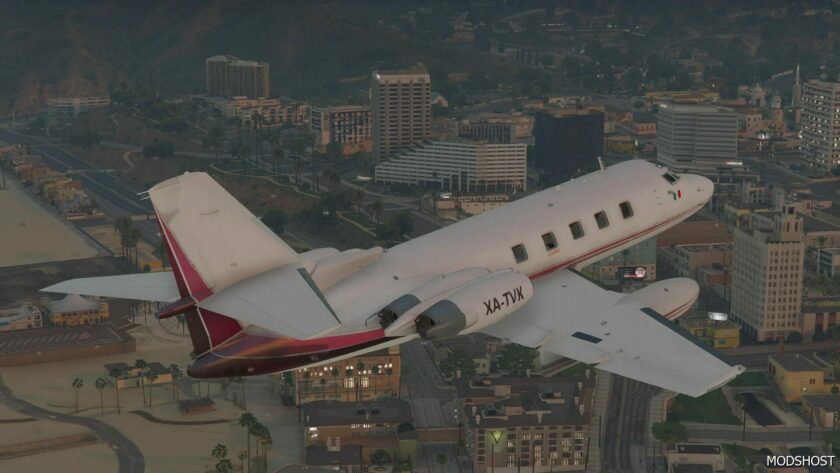 GTA 5 Vehicle Mod: Lockheed L-1329 Jetstar II 1978 Add-On (Featured)