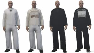 GTA 5 Player Mod: YZY Vultures Merch Pack MP Male V1.1 (Image #3)