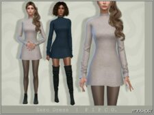 Sims 4 Female Clothes Mod: Zero Dress. (Featured)