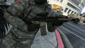 GTA 5 Weapon Mod: MK18 Cqbr Block II Custom (Image #2)