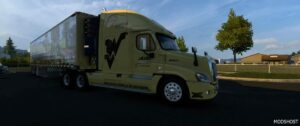 ATS Mod: Allied Skin for Ruda Cascadia 1.49 (Image #6)