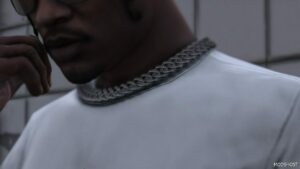 GTA 5 Player Mod: Minimalistic Cuban Chain/Choker MP Male (Featured)