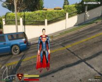 GTA 5 Player Mod: Superman (Image #2)