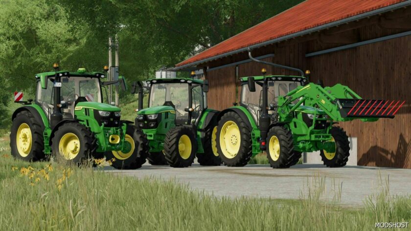 FS22 John Deere Tractor Mod: 6R Small Frame Series 2021 (Featured)