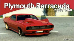 ETS2 Car Mod: Plymouth Barracuda 2016 / 1968 V1.1 (Featured)