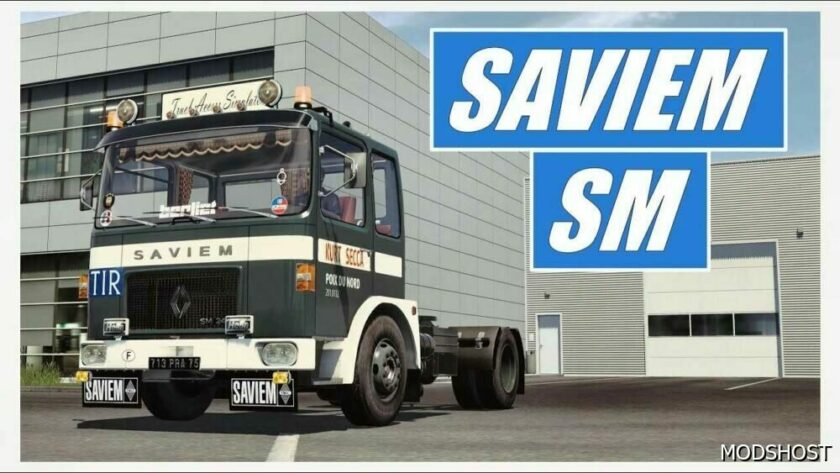 ETS2 Truck Mod: Saviem SM + Trailers 1.49 (Featured)