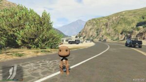 GTA 5 Player Mod: Sack BOY Add-On PED (Featured)