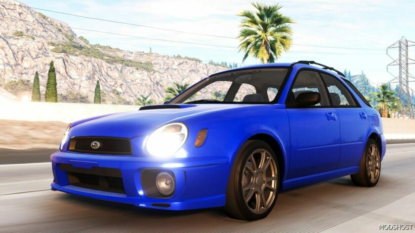 BeamNG Subaru Car Mod: Impreza Wagon 0.31 (Featured)