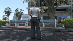 GTA 5 Player Mod: Adidas Buttoned Tracksuit Pants MP Female (Image #2)