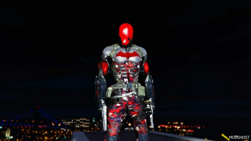 GTA 5 Player Mod: BAK Red Hood Add-On PED V1.1 (Featured)