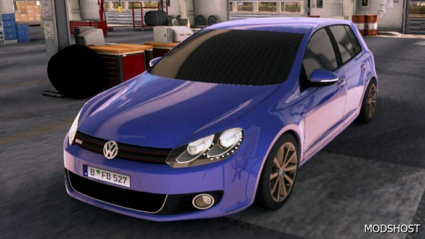 ETS2 Volkswagen Car Mod: Golf MK6 GTI 2012 1.49 (Featured)