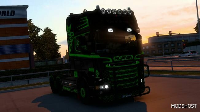 ETS2 RJL Skin Mod: Green and Black by Mikoy (Featured)