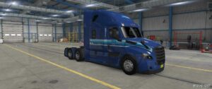 ATS Mod: Cascadia Marten Skin Blue 1.49 (Image #2)