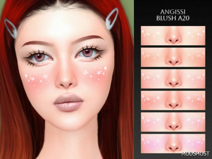 Sims 4 Blush Makeup Mod: A20 (Featured)