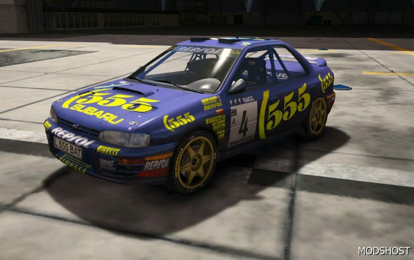 GTA 5 Subaru Vehicle Mod: 1995 Subaru Impreza 555 Fivem | Add-On (Featured)