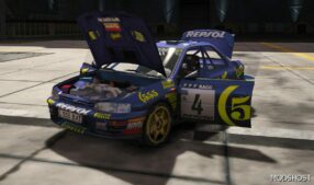 GTA 5 Subaru Vehicle Mod: 1995 Subaru Impreza 555 Fivem | Add-On (Image #4)