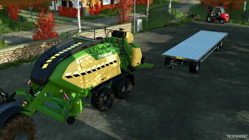 FS22 Baler Mod: Bigpack 1290 HDP VC with Hitch (Featured)