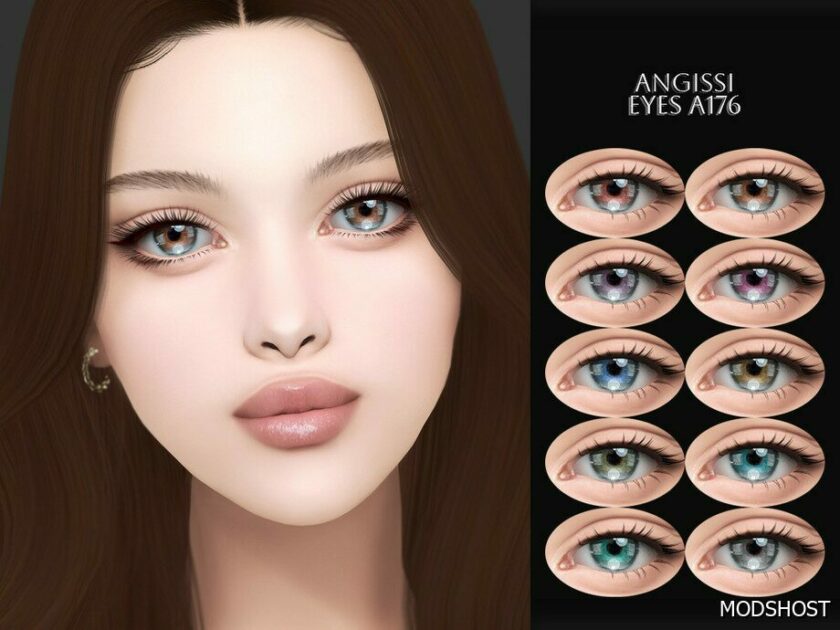 Sims 4 Mod: Eyes A176 (Featured)