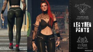 GTA 5 Player Mod: Leather Pants V1.1 (Featured)