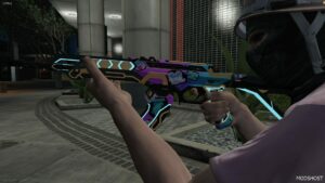 GTA 5 Weapon Mod: Glitchpop Vandal | Valorant ADD on V Final (Featured)