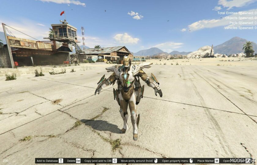 GTA 5 Player Mod: 4 Arms Iron MAN Rise of The East Add-On PED (Featured)