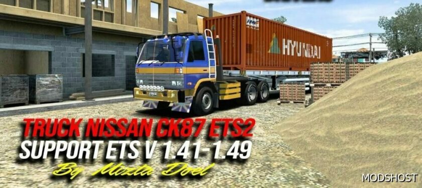 ETS2 Nissan Truck Mod: CK87 1.49 (Featured)