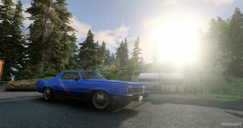 BeamNG Cadillac Car Mod: Eldorado 1970S 0.31 (Featured)