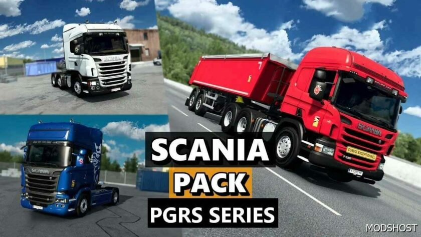 ETS2 Scania Truck Mod: P-G-R and Streamline Series V1.5.1 1.49 (Featured)