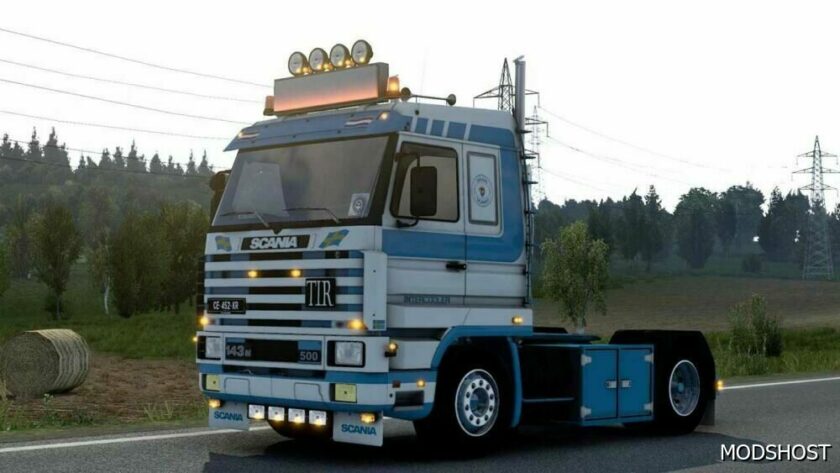 ETS2 Scania Truck Mod: 143M EX PB KOK & ZN Holland Trailer V1.1 (Featured)