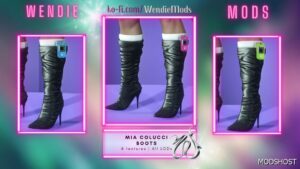 GTA 5 Player Mod: MIA Colucci Boots for MP Female (Image #2)