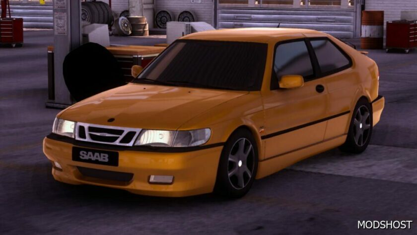 ETS2 Car Mod: Saab 9-3 Aero 2002 1.49 (Featured)