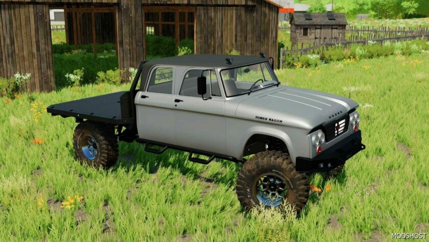 FS22 Dodge Car Mod: 1964 Dodge W200 Power Wagon (Featured)