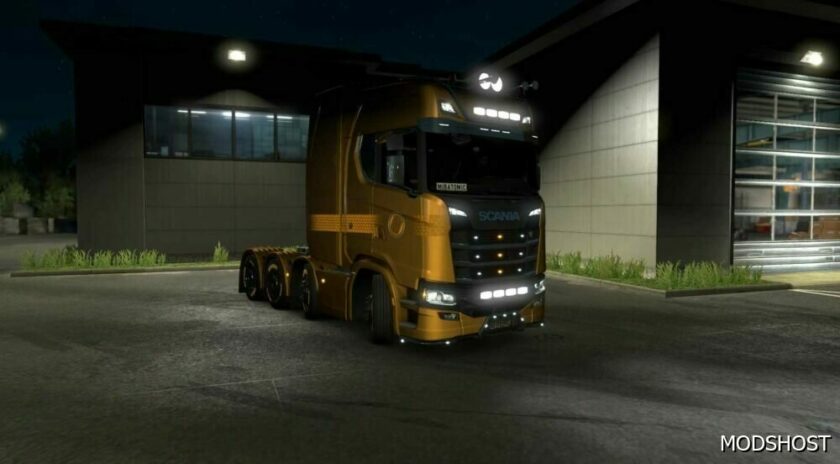 ETS2 Scania Mod: DC13 & DC16 V8 Engine Sound Realistic 1.49 (Featured)