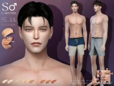 Sims 4 Male Mod: Asia Colorful Male Skintone 0224 (Image #2)