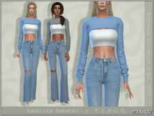 Sims 4 Athletic Clothes Mod: Identity Sweater. (Featured)