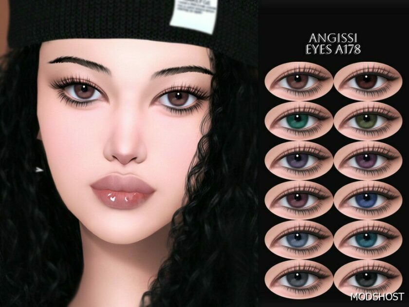 Sims 4 Mod: Eyes A178 (Featured)