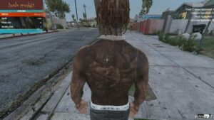 GTA 5 Player Mod: Bykeyno BET on Myself Body Skin (Image #4)