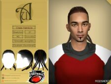 Sims 4 Male Mod: Football Inspired Drop – Chase Hairstyle (Featured)