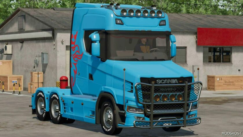 FS22 Scania Truck Mod: Torpedo 550 V8 (Featured)