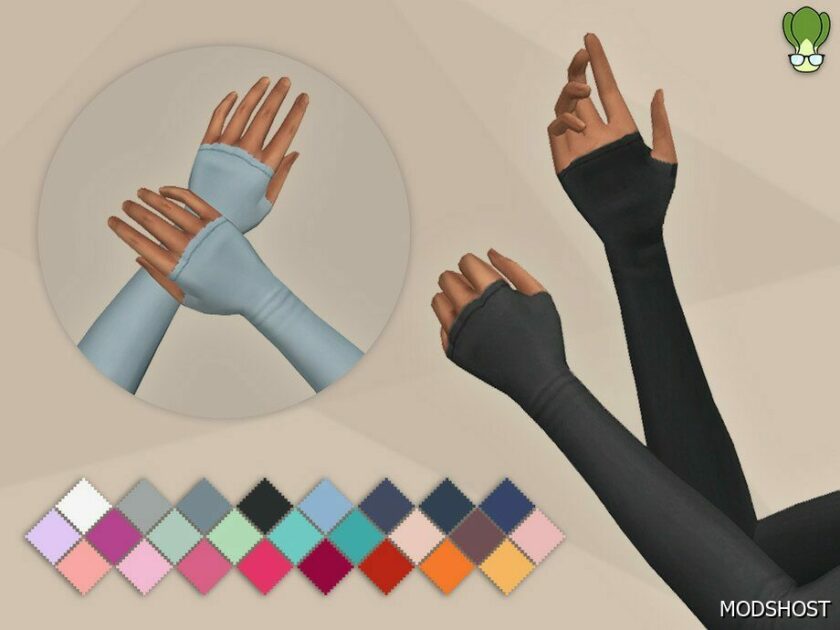 Sims 4 Female Accessory Mod: Handsocks #1 (Featured)