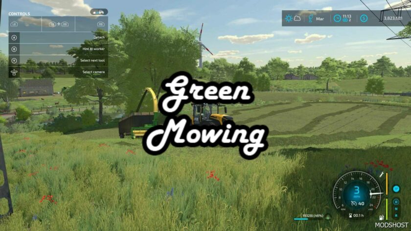 FS22 Script Mod: Green Mowing (Featured)