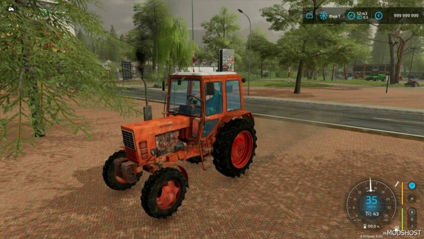 FS22 Belarus Mod: MTZ Belarus 82 OLD Tractor (Featured)