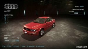 FS22 Audi Car Mod: 80 V1.3 (Image #2)