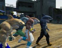 GTA 5 Player Mod: Street Sharks (Add-On Peds) (Image #2)