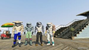 GTA 5 Player Mod: Street Sharks (Add-On Peds) (Image #5)