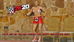 GTA 5 Player Mod: WWE 2K20 | Ronda Rousey Add-On PED (Featured)